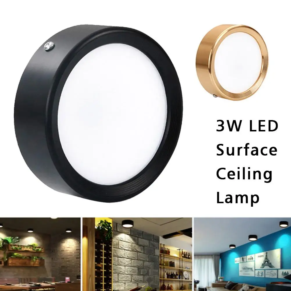 3W светодиодный потолочный светильник ультра тонкий настенный для мини винного