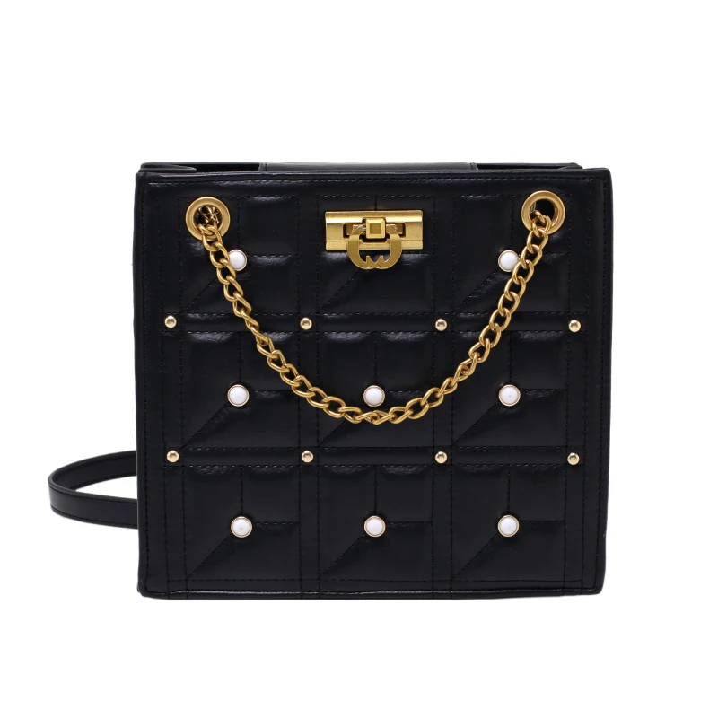 

Women Shoulder Bag Luxury Handbag Women Bags Designer High Quality Diamond Metal Chain Shoulder Purse Lady Leather Crossbody Bag