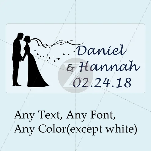 100 Pieces, Wedding Bubble Labels Personalized, Custom, Bubble Wand Wedding Transparent Clear Stickers(no tube - Цвет: 04