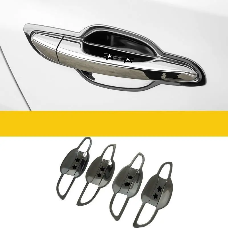 Авто ручка двери автомобиля модифицированный Хром Стайлинг стикер полоса