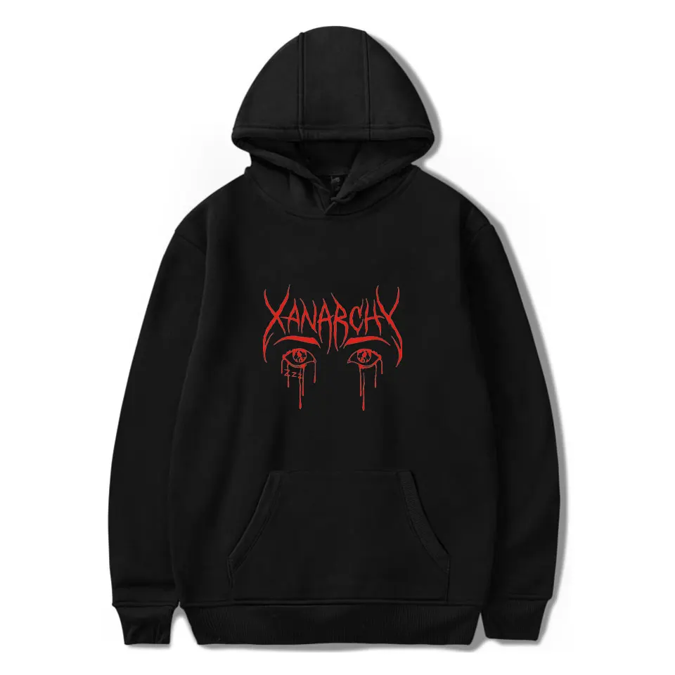 Толстовка Lil Xan xанархия для мужчин и женщин худи в стиле Харадзюку уличные Модные