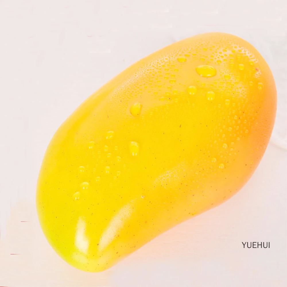 Искусственные плоды манго и пластиковые поддельные украшения красного цвета 10