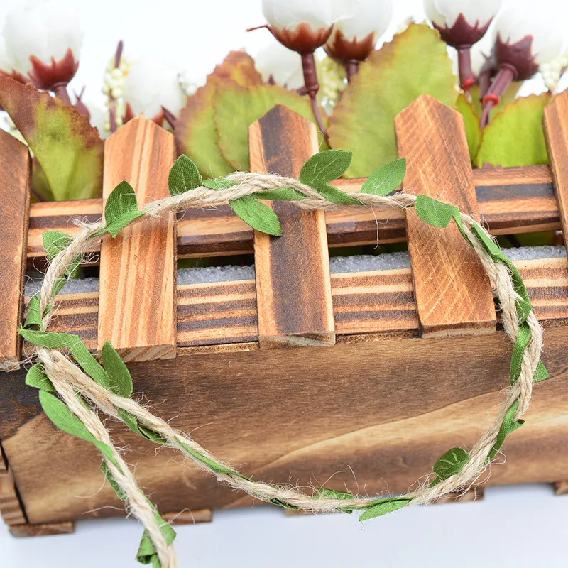 11 ярдов оливково-зеленые листья лист Отделка ленты DIY ремесло вечерние свадебные