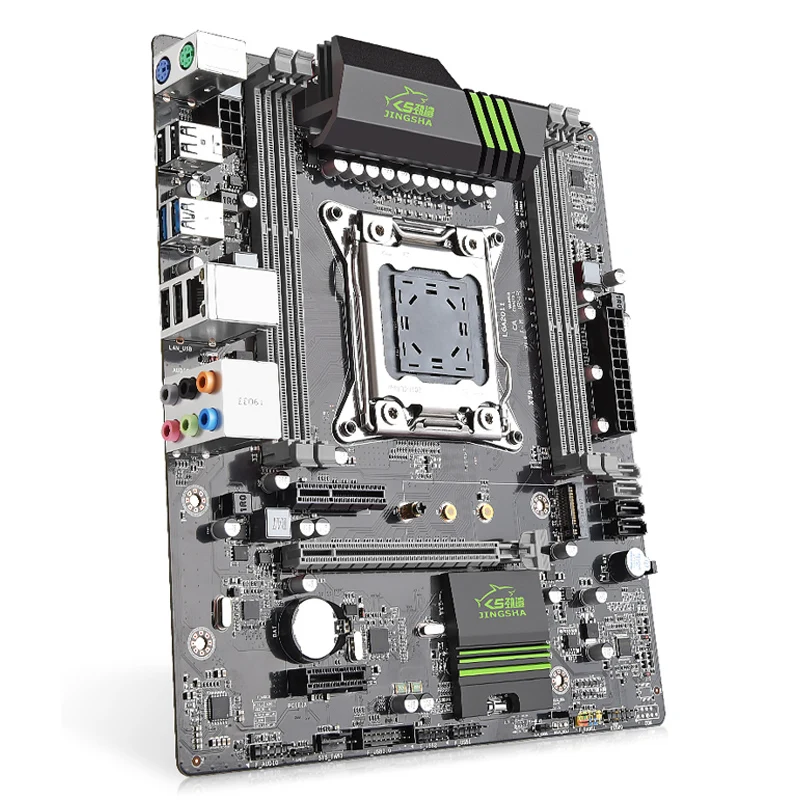 Günstig JINGSHA X79 Chipsatz Motherboard Combos E5 2650L V2 4 Stücke X 4GB = 16GB 1600MHz DDR3 ECC REG Memoria ATX USB 3,0 SATA3 NVME M.2