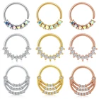 Кольцо из нержавеющей стали с откидным сегментом, 20 г