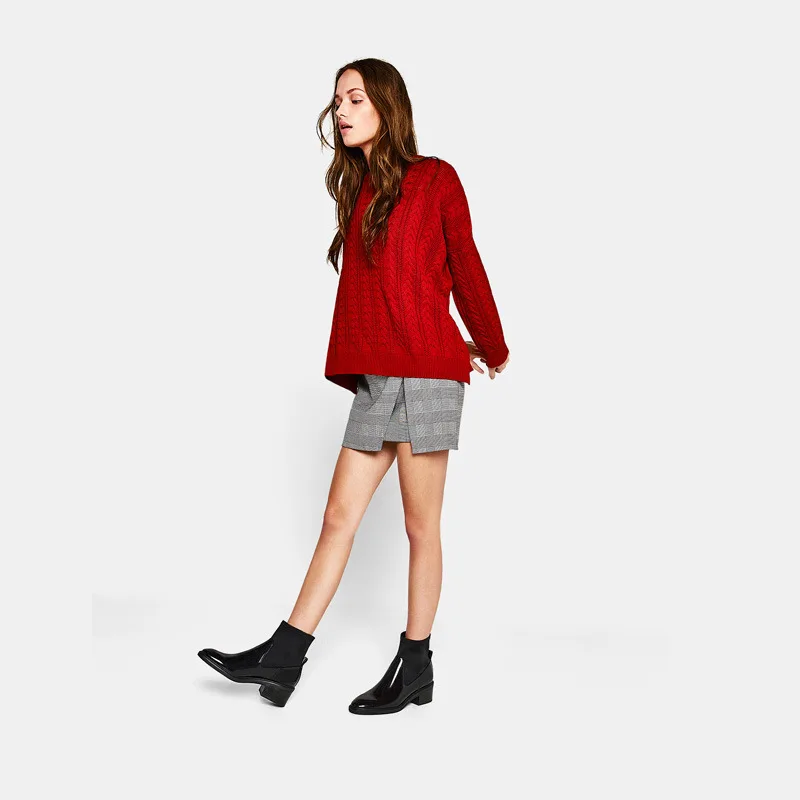 Платье-Оксфорд без шнуровки Стрейчевые женские ботильоны с круглым носком из