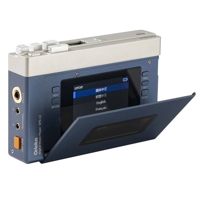 Ориолус DPS-L2 HiFi музыкальный плеер ES9038 Pro Классический дизайн Современные функции Двусторонний Bluetooth 3,5 мм + 3,5 мм + 4,4 мм выход.