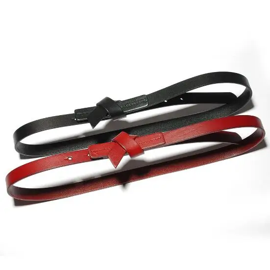 Simple dress decorated Genuine leather elegant belt fashion design slim waist for Women | Belts
