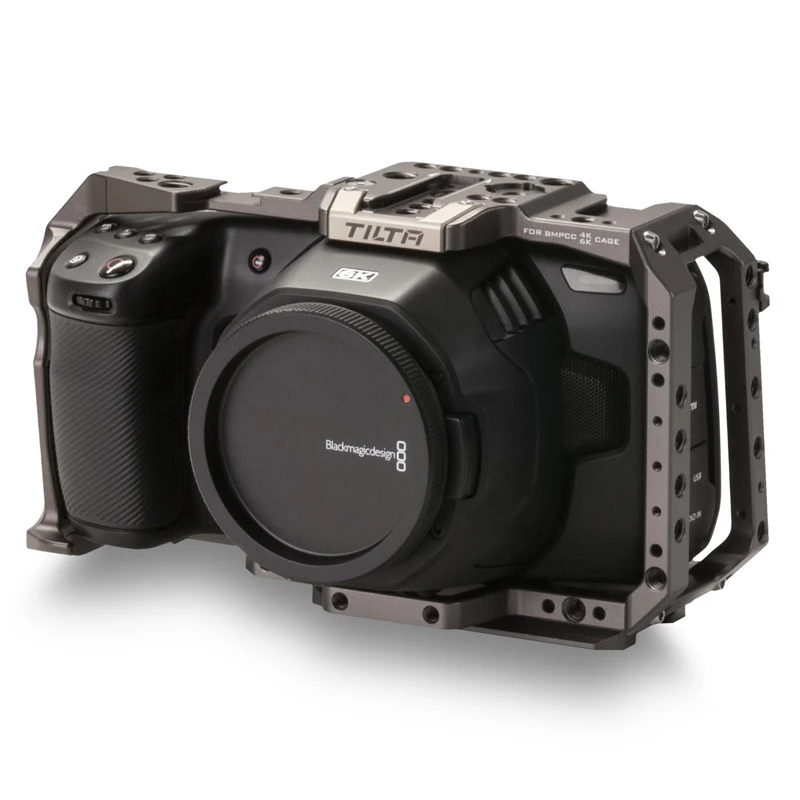 Карманная Кинокамера Tilta BMPCC 6K Blackmagic Design 4K Full Camera Cage (Tilta grey) | Электроника