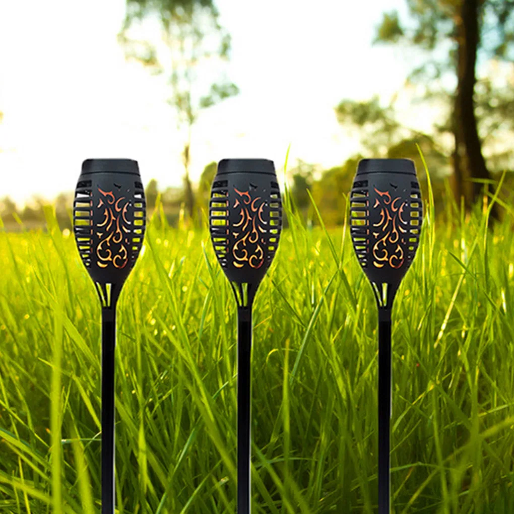 

12LED 33LED Solar Flame Torch Light Flickering Waterproof Garden Decor Landscape Lawn Lamp Path Lighting Torch Outdoor Light