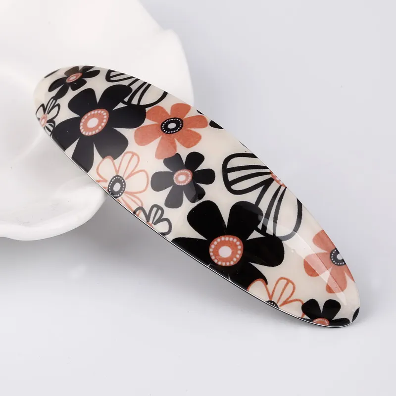 Высокое качество гладкий цветок Звезда Сердце Форма Patining заколка для волос