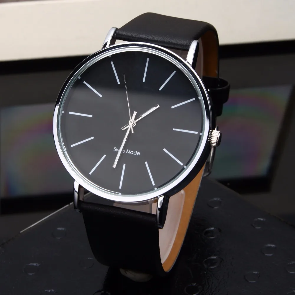 

Quartz Watch Men Leather Casual Watches Men's Clock Male Sports Wristwatch montre homme hodinky ceasuri saat