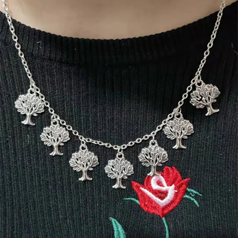 Новое модное ожерелье в виде дерева жизни женское Очаровательное простое с