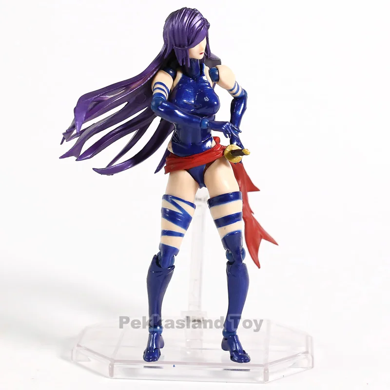 Удивительная фигурка амагучи револьтеч No.010 Psylocke экшн X Men Элизабет Брэддок ПВХ