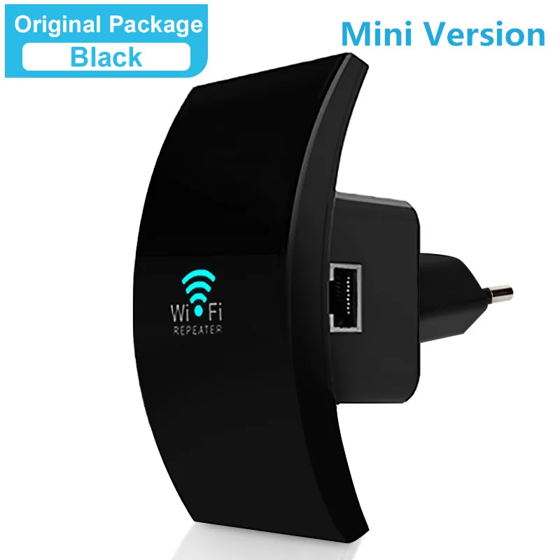 Mini Version Black Беспроводной Wi-Fi ретранслятор 300 Мбит/с Wifi усилитель сверхмаленького размера Wi-Fi ретранслятор 802.11n/b/g Wifi расширитель диапазона сигнала усилитель - Цвет: Mini Version Black