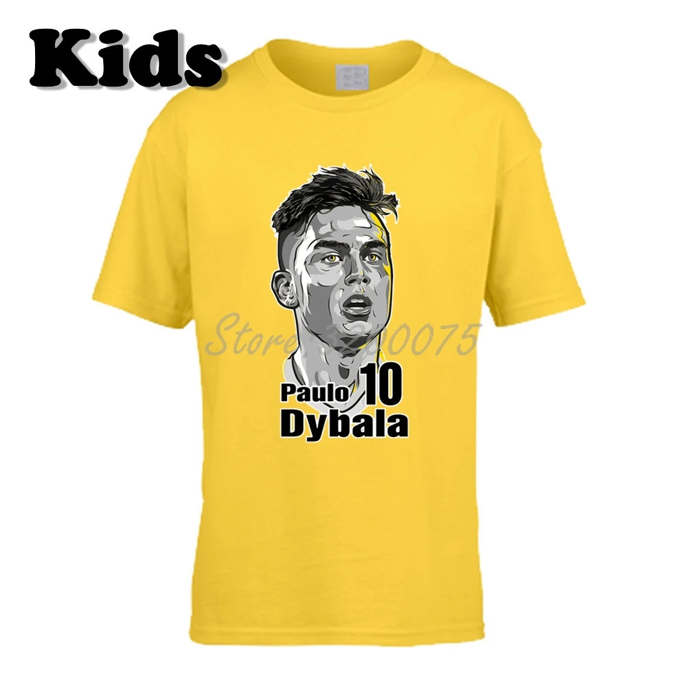 20 Детская футболка La Joya Paulo Dybala 10 масок жестов, одежда, футболка для мальчиков и девочек, W19033003 - Цвет: 20