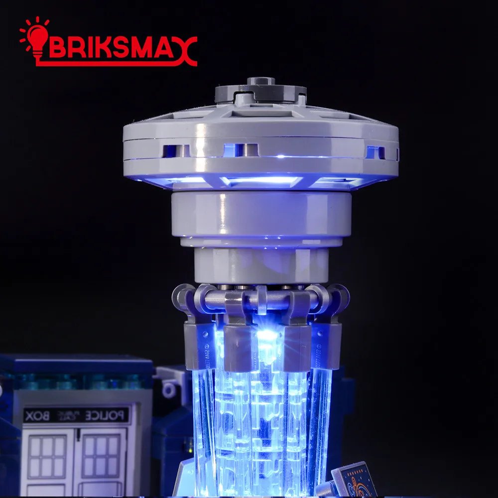 BriksMax Led Light Up Комплект для идей серии Doctor Who строительные блоки, совместимые с 21304(не включает модель