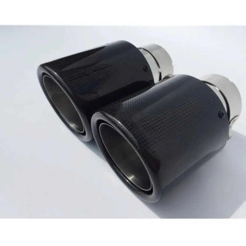 2 шт.: универсальный автомобильный глушитель выхлопной трубы Akrapovic наконечник из