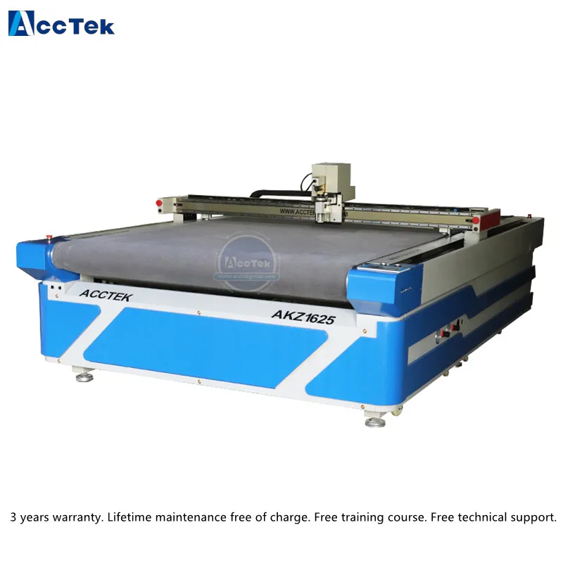 

Cnc Oscillating Knife Leather Cardboard Cutter Automatic Feeding 1625 Cutting Machine Blade Vibration Knife Felt Cloth