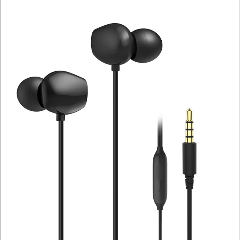 

3.5mm Wired earphone In-ear Sport Headset With Mic Volume Control Noise Cancelling waterproof Music Gaming off for music MP3
