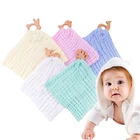 Детские нагрудники из хлопка, подарки для детского душа, Слюнявчик с кнопками, полотенце, деревянные прорезыватели, погремушки для животных, зимний шарф, Товары для новорожденных