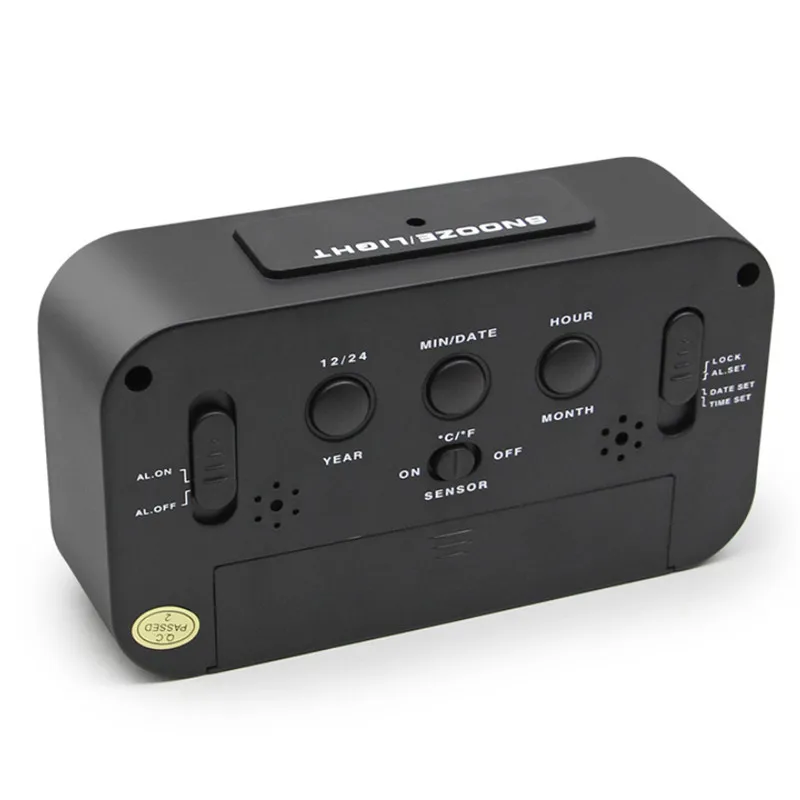 Цифровой будильник со светодиодным дисплеем и функцией повтора Электронная