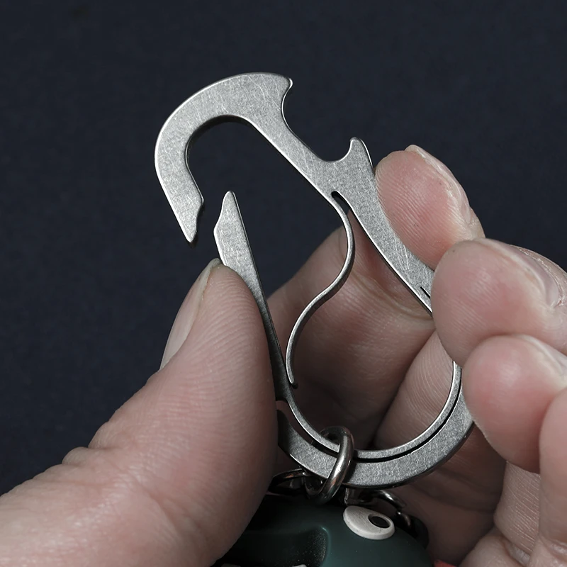 Ультралегкий титановый брелок Rover Camel с защитой от потери карабин для дома