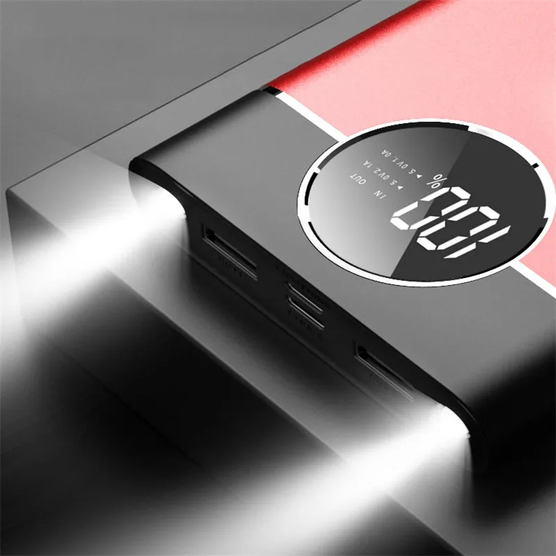 Power Bank 80000mAh Large Capacity Portable Charger Fast Charging Digital Display External Battery for Xiaomi IPhone Samsung