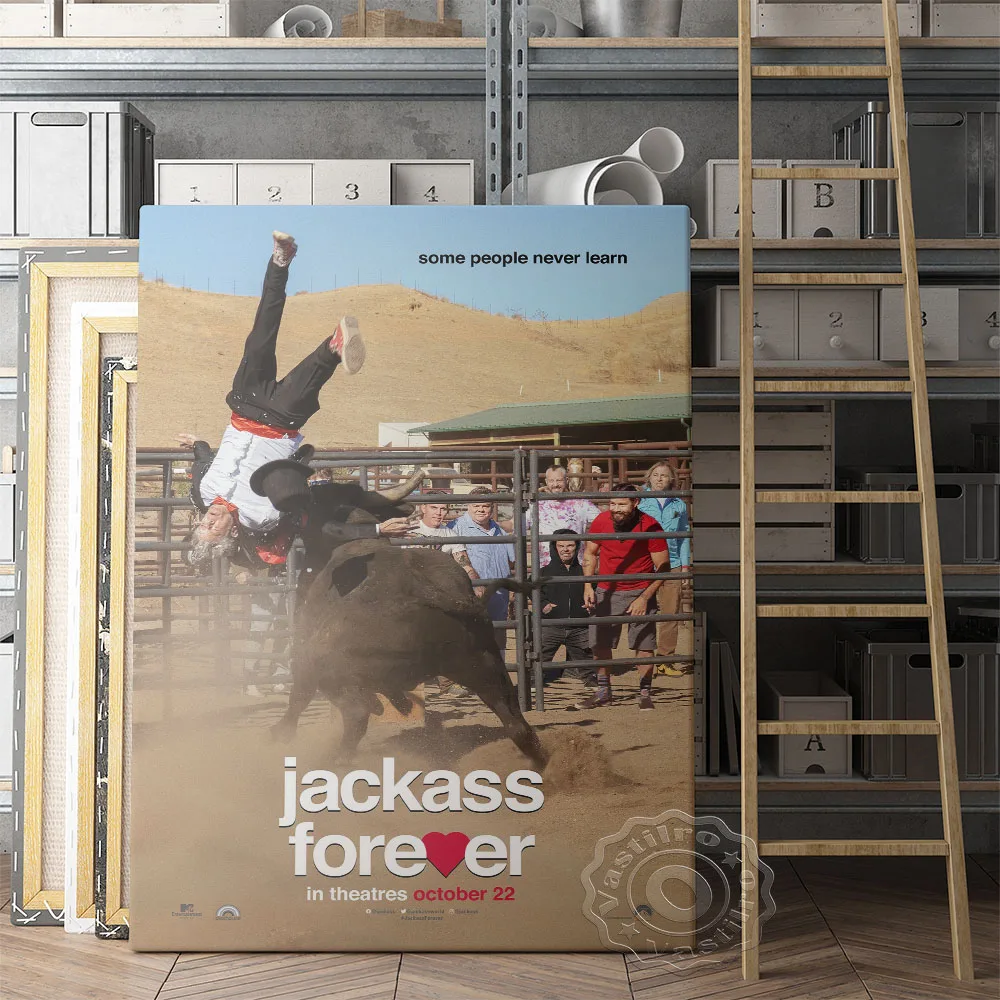 Jackass Forever комедия фильм художественные принты плакат Современный иллюстрация