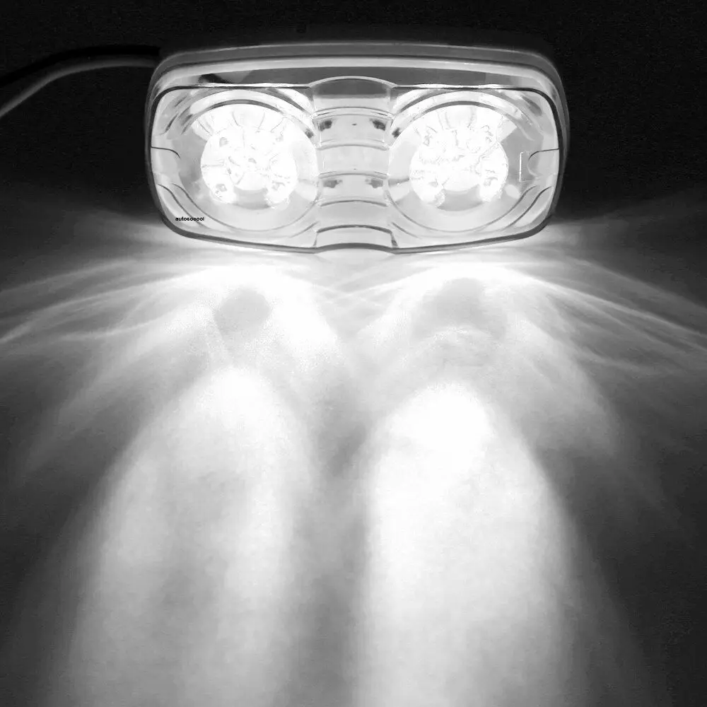 4* Marker Light Smoked Lens FOR Jeep Trailer Rear Truck Accessory | Автомобили и мотоциклы