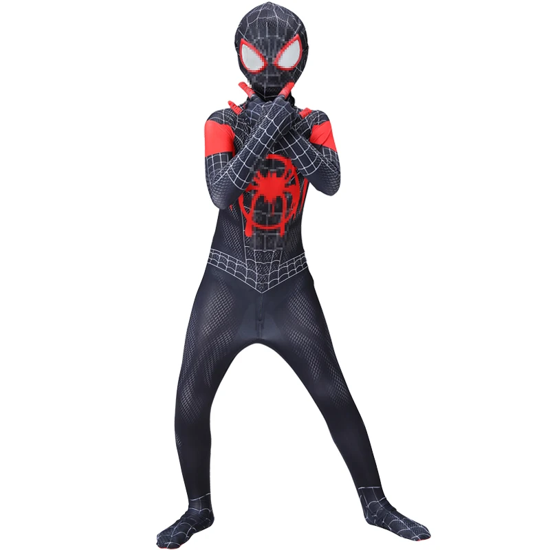 Костюм аниме Паук с маской для детей и взрослых Детский комбинезон косплея