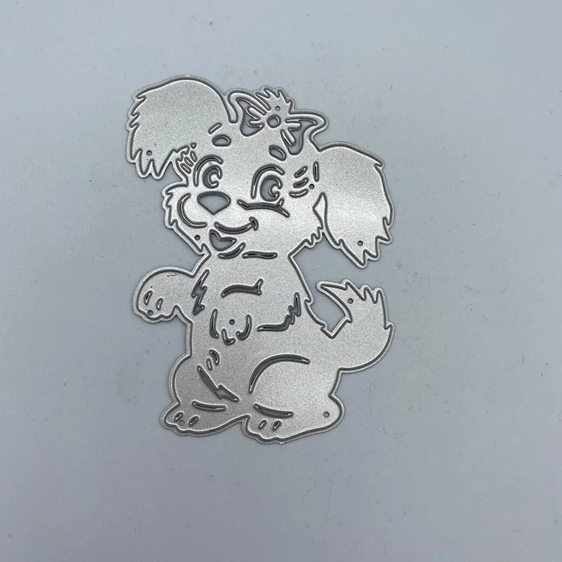 

Naughty cute puppy metal dies cutting dies for scrapbooking paper card making 2019 new knife Die Template Craft Dies