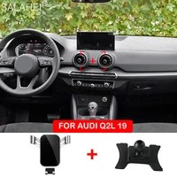 car mobile phone holder mounts stand gps bracket phone gravity navigation bracket for audi q2 car style automotive interior
