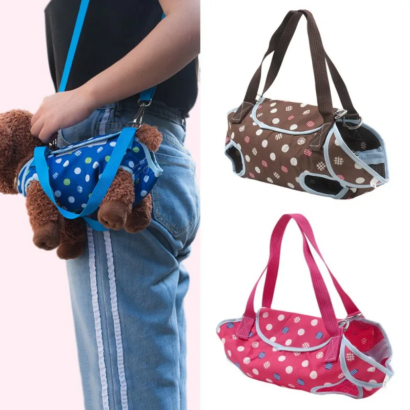 

Pet Puppy Cat Carrier Backpack Outdoor Travel Dog Shoulder Bag Breathable Mesh Single Comfort Sling Handbag Tote Pouch For Dog