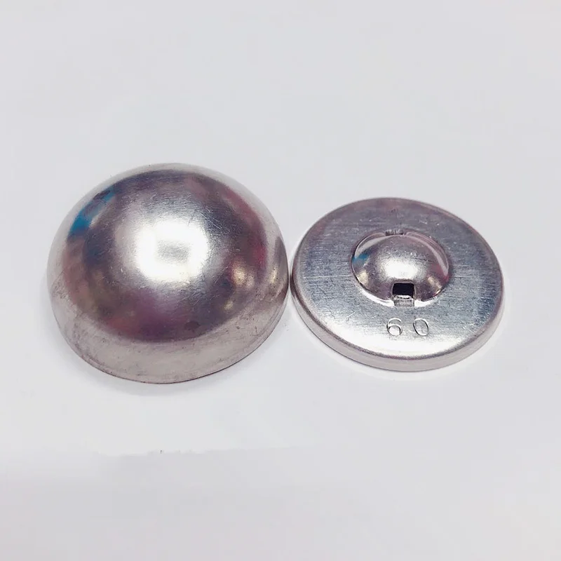 100 набор алюминиевых тканевых кнопок с покрытием в виде грибов компоненты