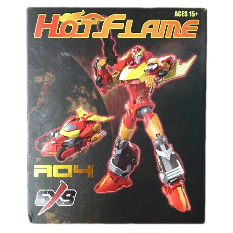 SXS трансформирующийся робот-игрушка R04 Hot Rodimus IDW аниме-режим фигурка игрушки |