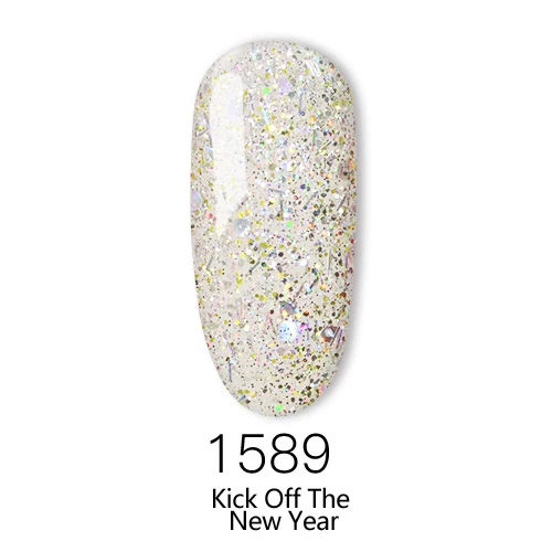 1589 15 мл большая бутылка Kismart 369 цветов Гель-лак для ногтей УФ светодиодный Гель-лак для ногтей отмачиваемый Гель-лак для ногтей лак для нейл-арта - Цвет: 1589