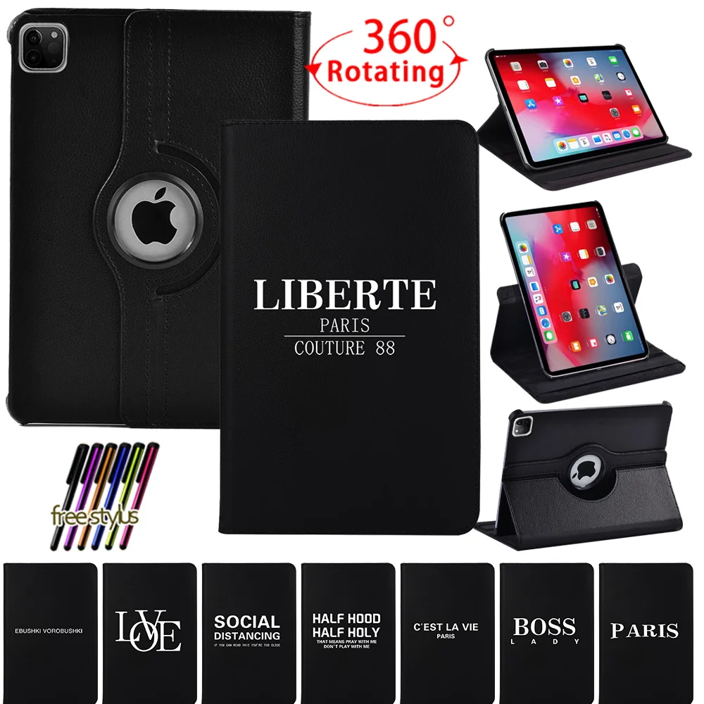 

Case for IPad Air 4 10.9 Inch Tablet Stand Cover for IPad Pro 11 2021 2020 2018 Case Smart Auto Wake-up Cover + Free Stylus