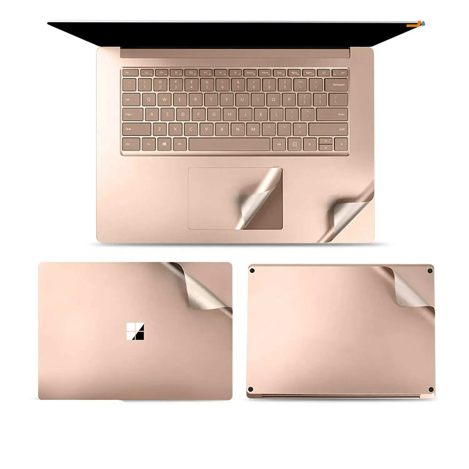4 в 1 защитная виниловая наклейка на весь корпус для Microsoft Surface Laptop3 13 5 дюйма 15