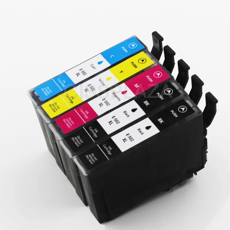 CISSPLAZA 5 шт. Европейская версия T502XL t502 502XL полный чернильный картридж с чипом