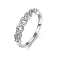 women stone ring for wedding s925 fine silver rings classic engagement jewelry