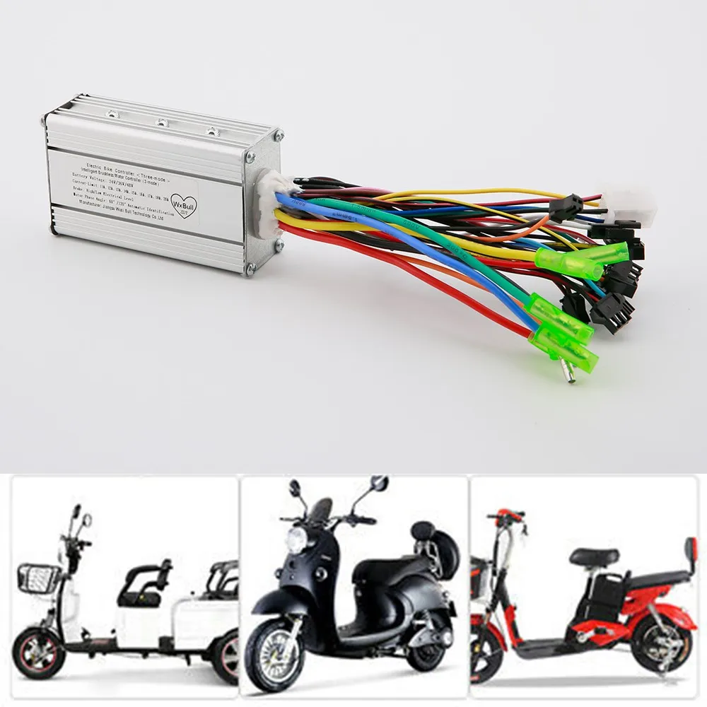 

Brushless Controller 350W 36/48/52V Sine Wave Electric Bike Electric Scooter E-Bike Electric Scooter Accessories