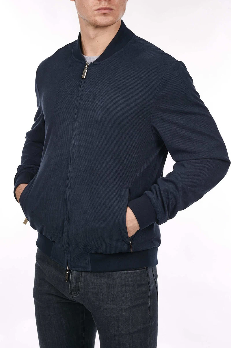 Мужская куртка Billionaire повседневная однотонная деловая на молнии с вышивкой