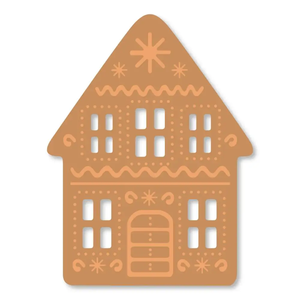 Пресс-формы серебряный маленький дом металлические штампы для скрапбукинга