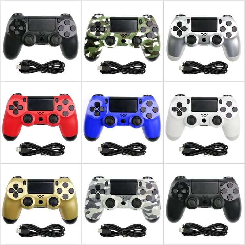 

Wireless Bluetooth Gamepad Remote Controller for PS4 Game Controller Vibration Joystick Gamepads for PS 3 Console WIN 7 8 10 PC