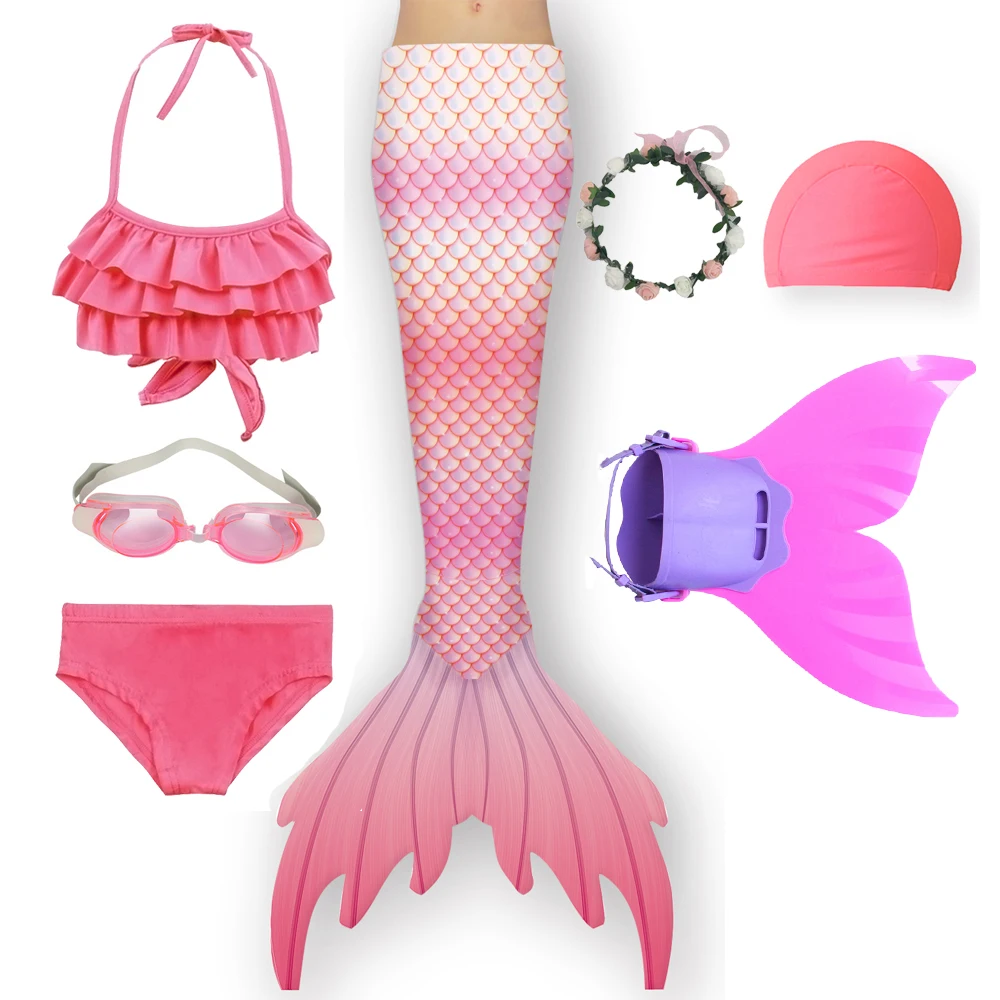 Детский летний вечерние льник с хвостом русалки 10 цветов|Костюмы из фильмов и ТВ|