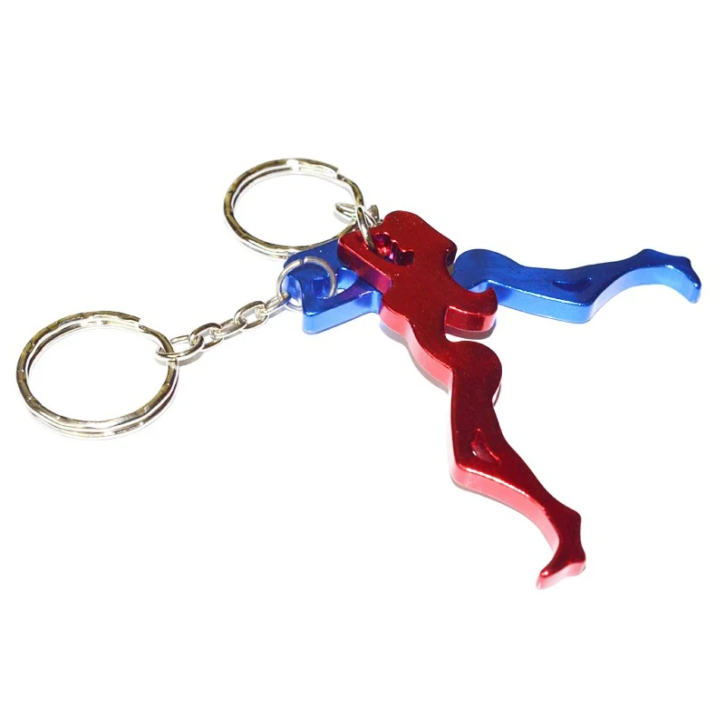 Металлическая открывалка для бутылок в форме леди Брелоки ключей экологически