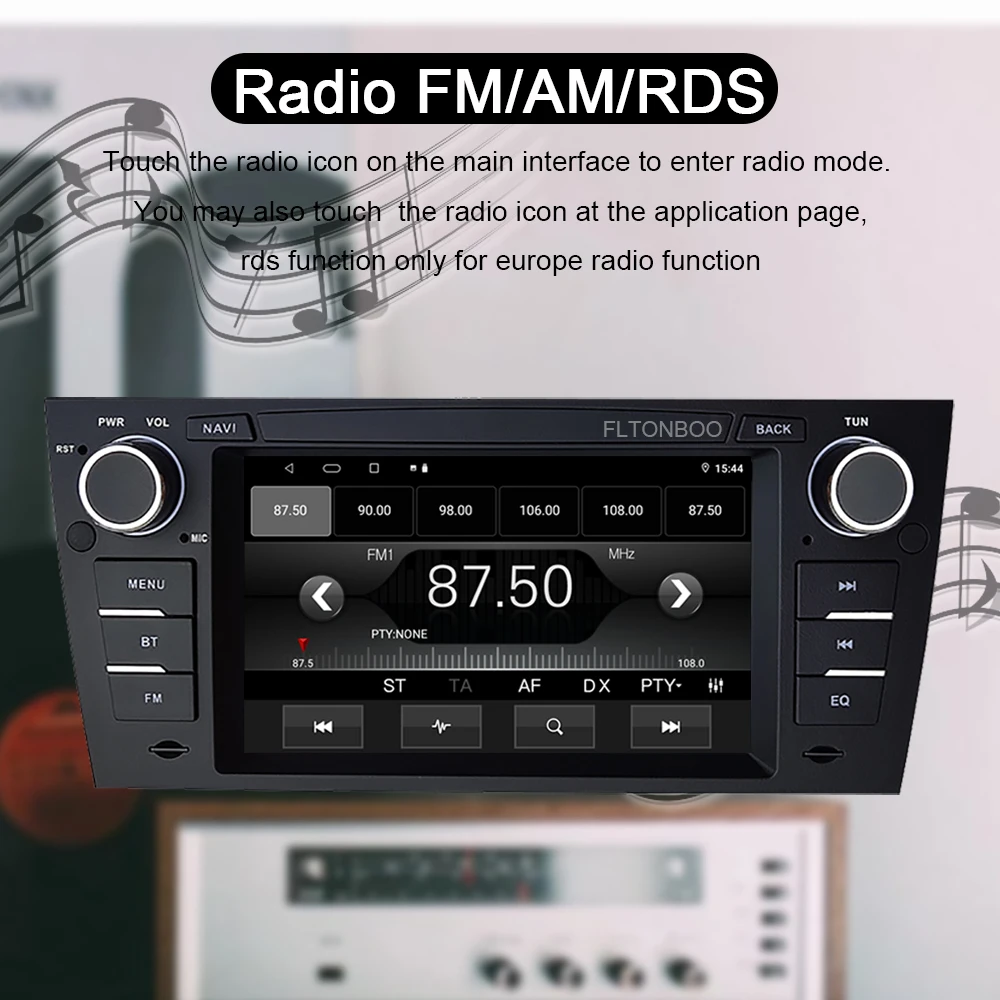 7-дюймовый Android 10 автомобильный радиоприемник с навигацией GPS мультимедийный