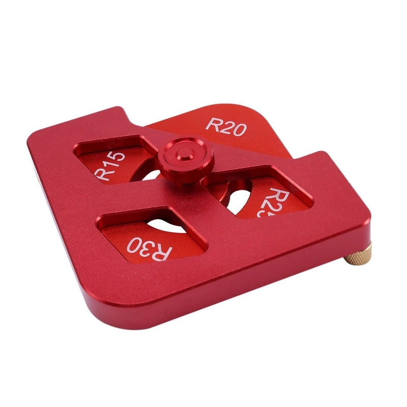 

Arc/T Corner Radius Quick Jig Router Trimming Corner Gauge Angle Locator Template Woodworking Tools Kit