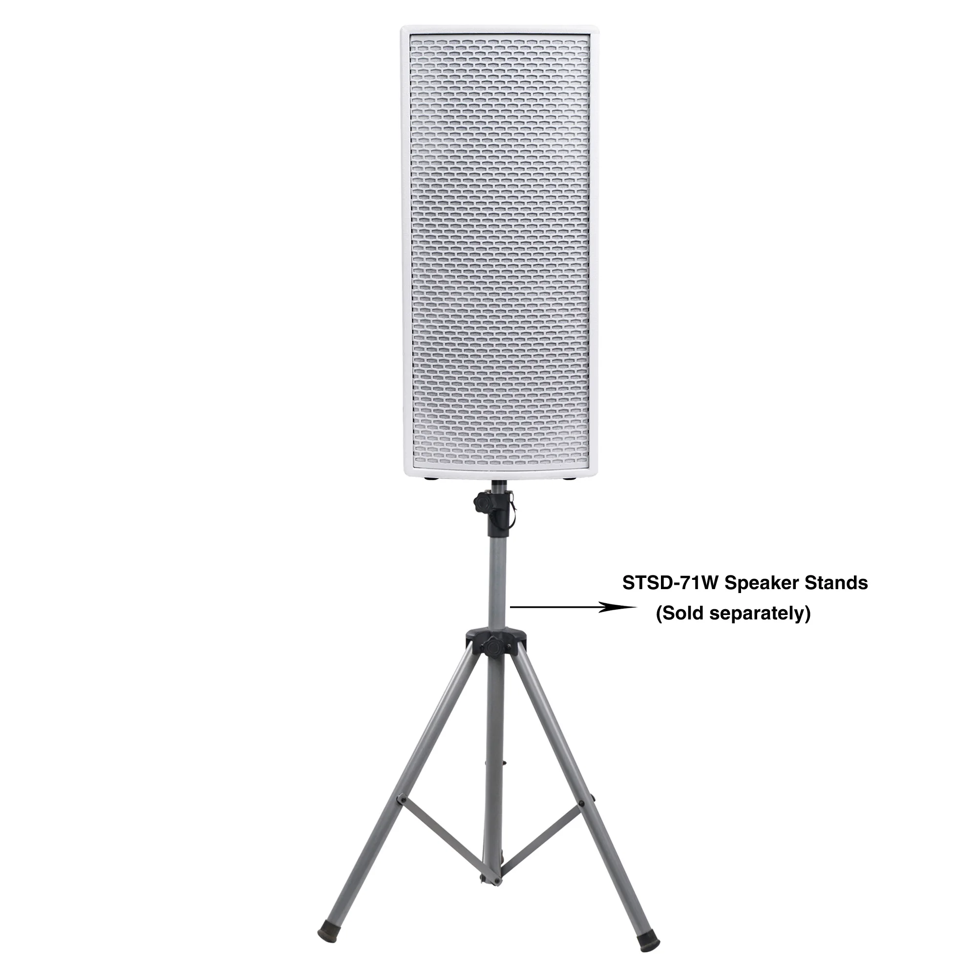 

Sound Town Dual 8 600W Active PA Speaker Bluetooth 3-Channel Mixer (KALE-208WPW)